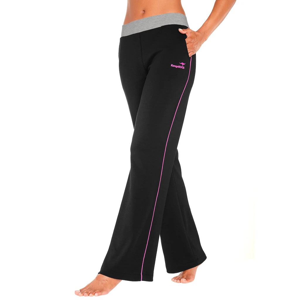 KangaROOS Relaxhose Mit Breitem Bund Loungewear Loungeanzug