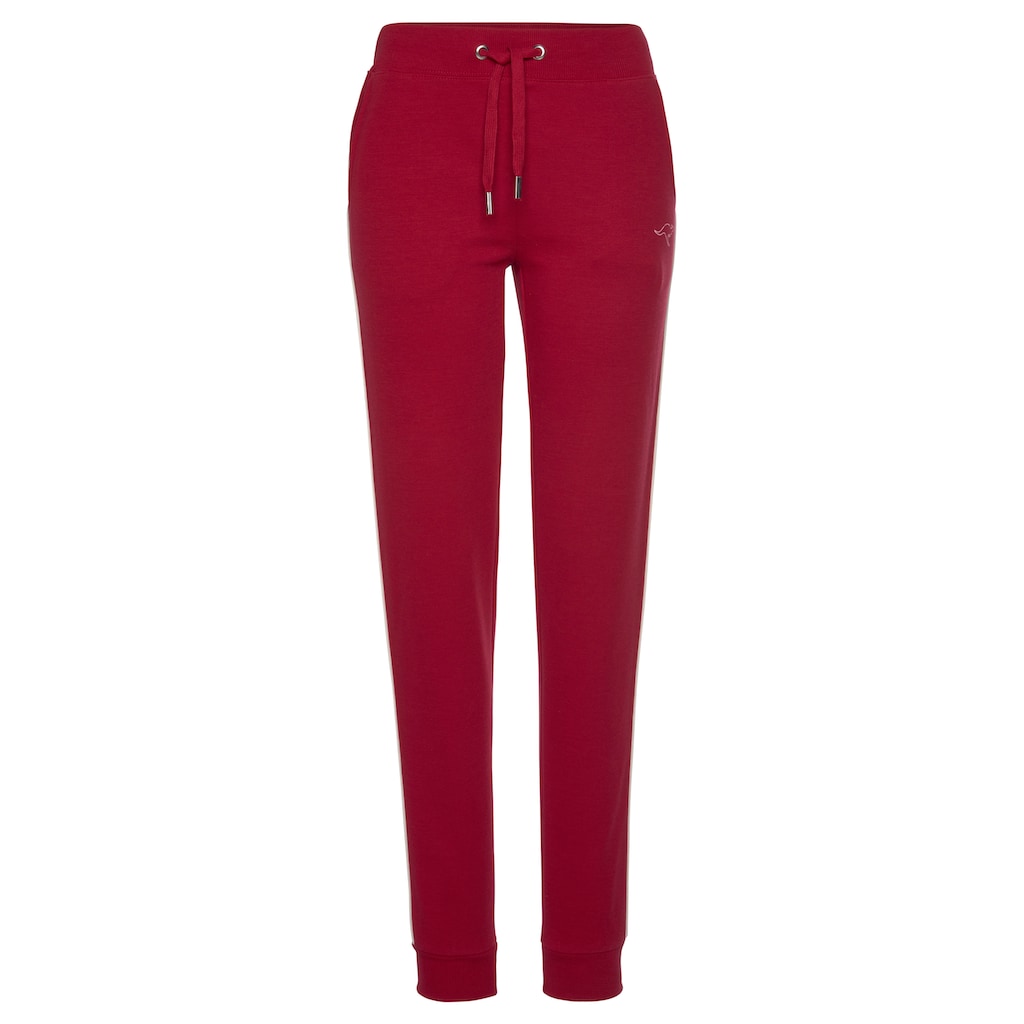 KangaROOS Relaxhose Mit Kontrastfarbenem Piping Loungeanzug