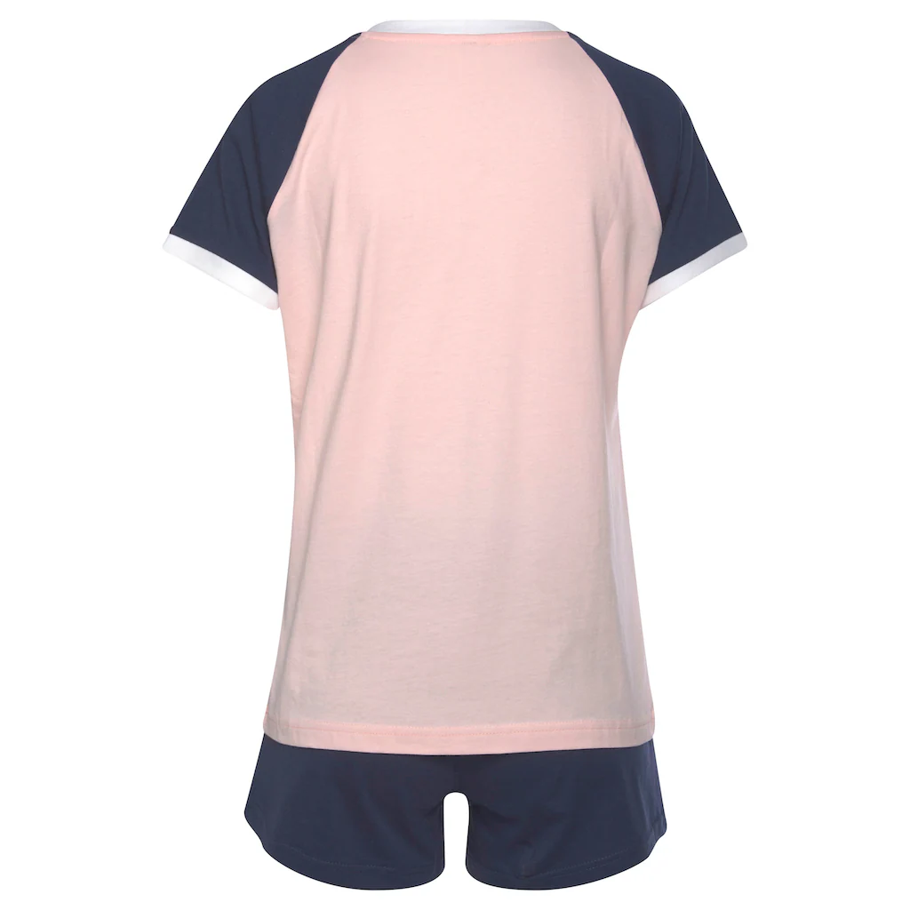 KangaROOS Shorty (2 Tlg.) Mit Kontrastfarbenen Raglanärmeln Online Bestellen