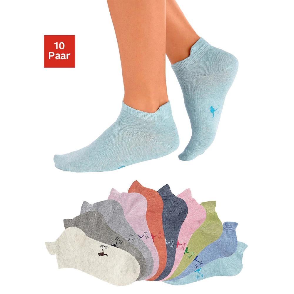 KangaROOS Sneakersocken (Packung 10 Paar) mit verlängertem Bündchen hinten bestellen