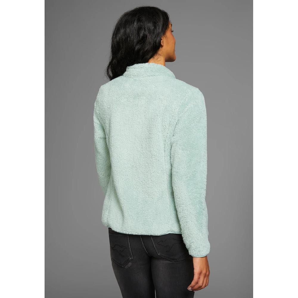 KangaROOS Sweatjacke Aus Flauschigem Teddy-Fleece