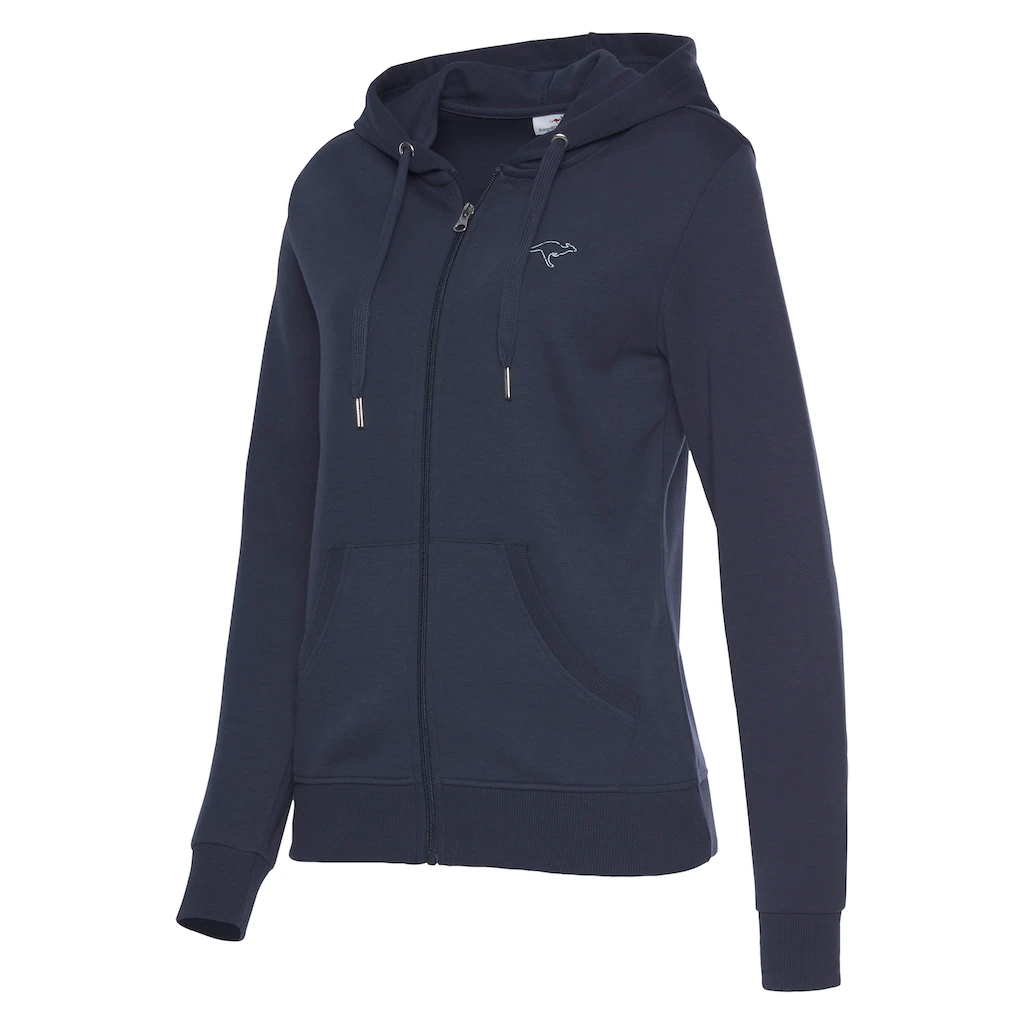 KangaROOS Sweatjacke Mit Großem Logodruck Auf Dem Rücken Loungeanzug
