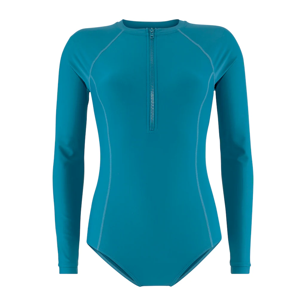 LASCANA ACTIVE Badeanzug Mit Langen Ärmeln Ideal Geeignet Für SUP ▷ Für