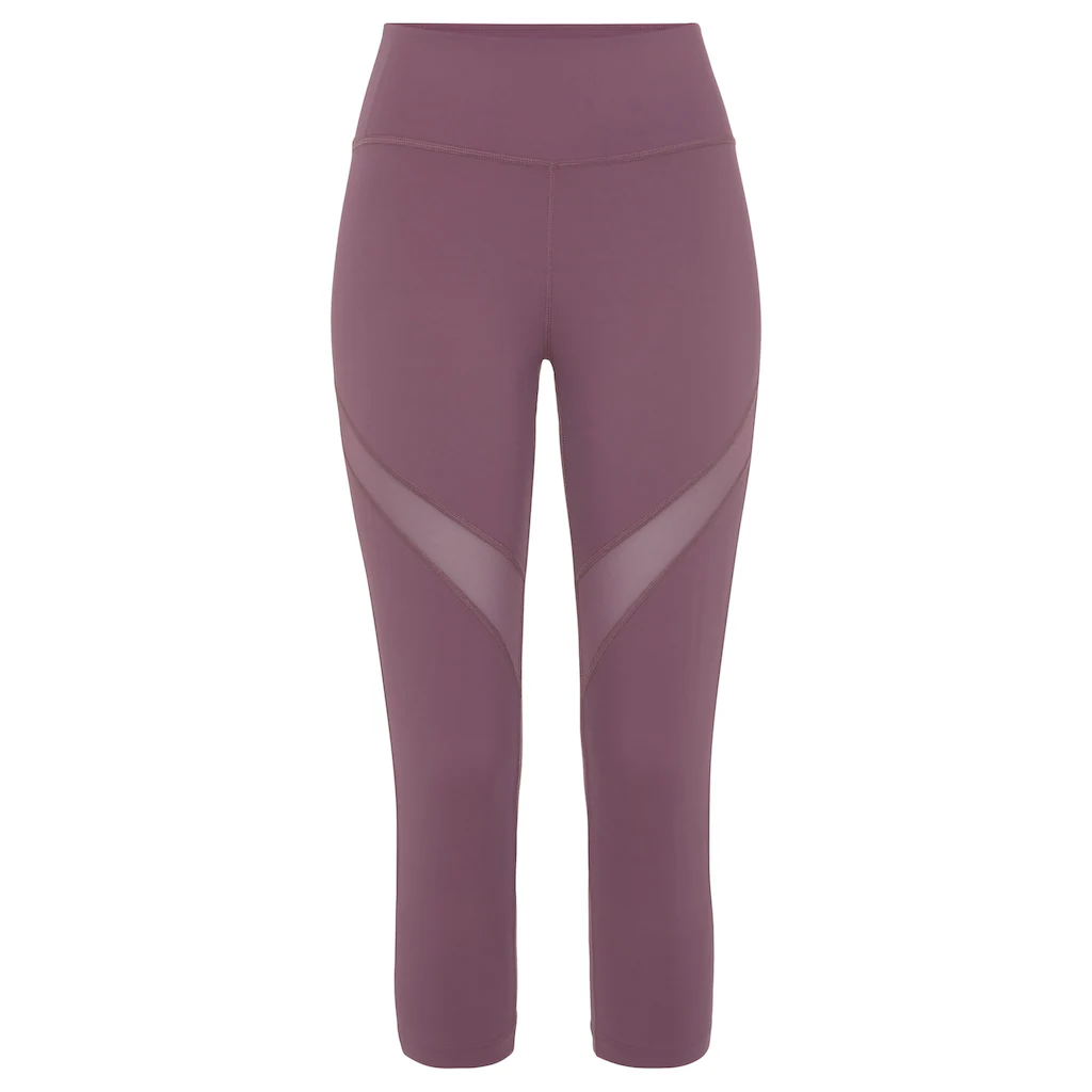 LASCANA ACTIVE Caprileggings Mit Kleiner Raffung Loungewear