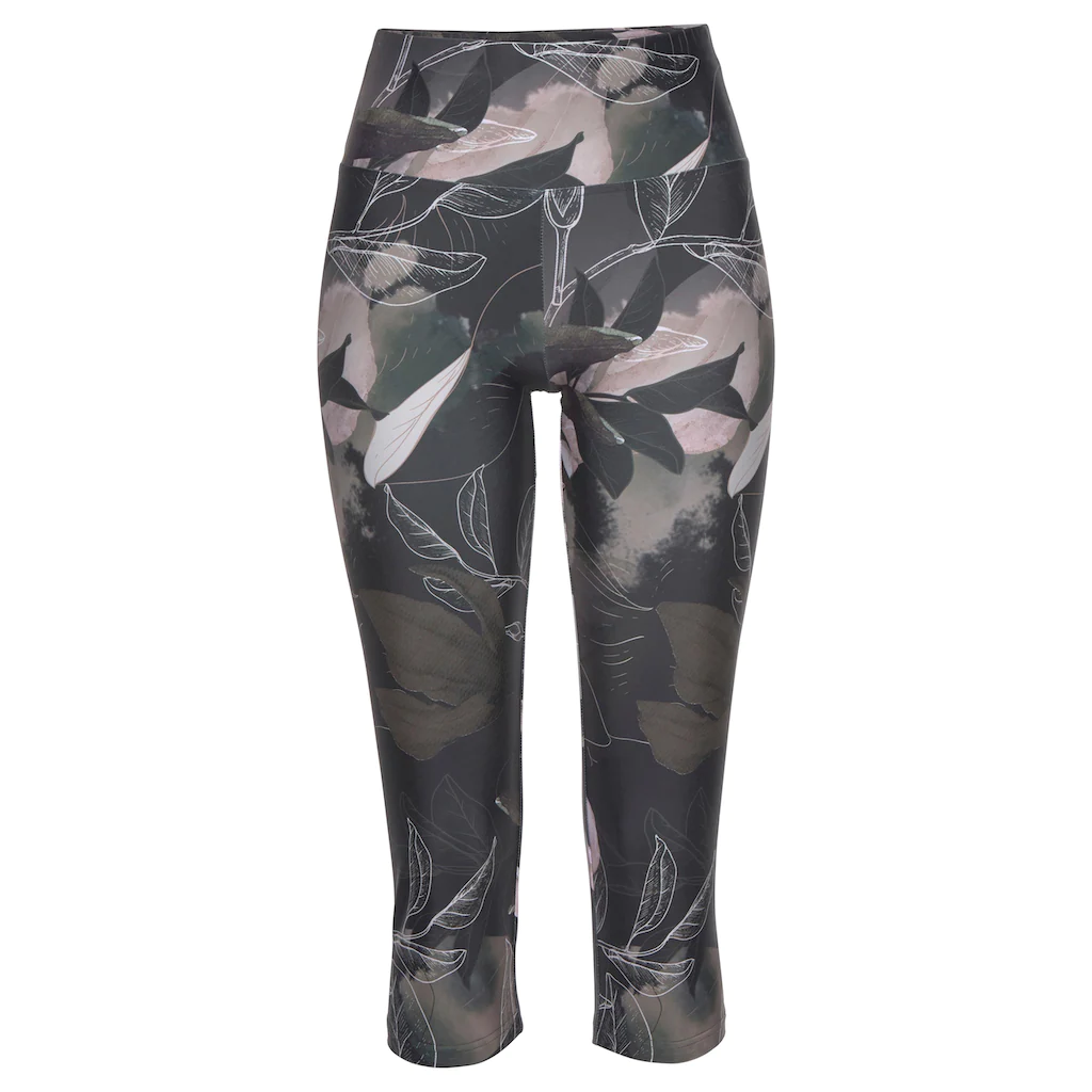 LASCANA ACTIVE Caprileggings »Tropical« Mit Abstraktem Blumenprint Loungewear