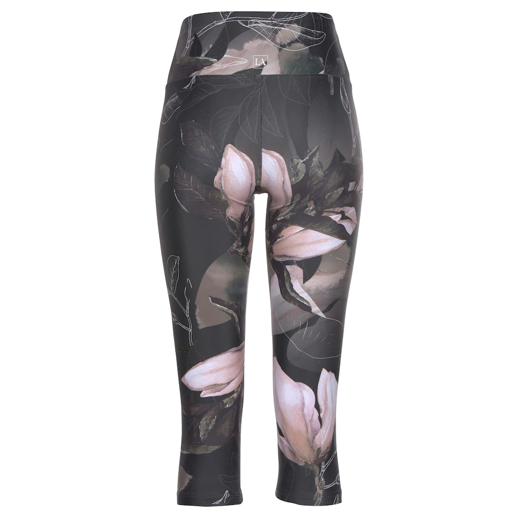 LASCANA ACTIVE Caprileggings »Tropical« Mit Abstraktem Blumenprint Loungewear