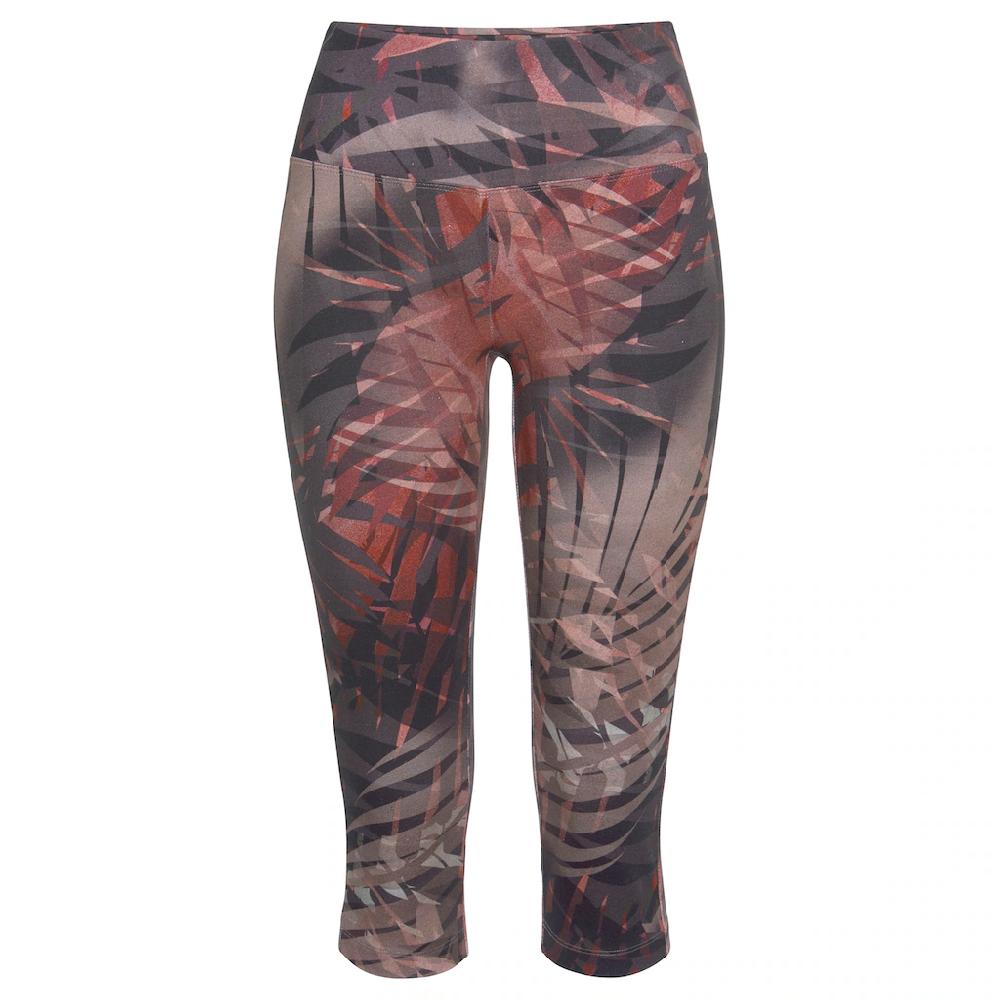 LASCANA ACTIVE Caprileggings »Tropical« Mit Abstraktem Palmenprint