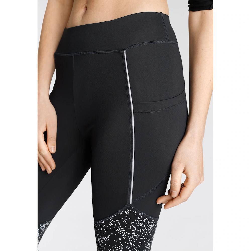 LASCANA ACTIVE Funktionsleggings Mit Reflektierenden Print