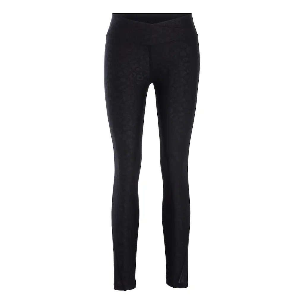 LASCANA ACTIVE Funktionsleggings Sportleggings Mit V-förmigen Bündchen In Leo-Optik