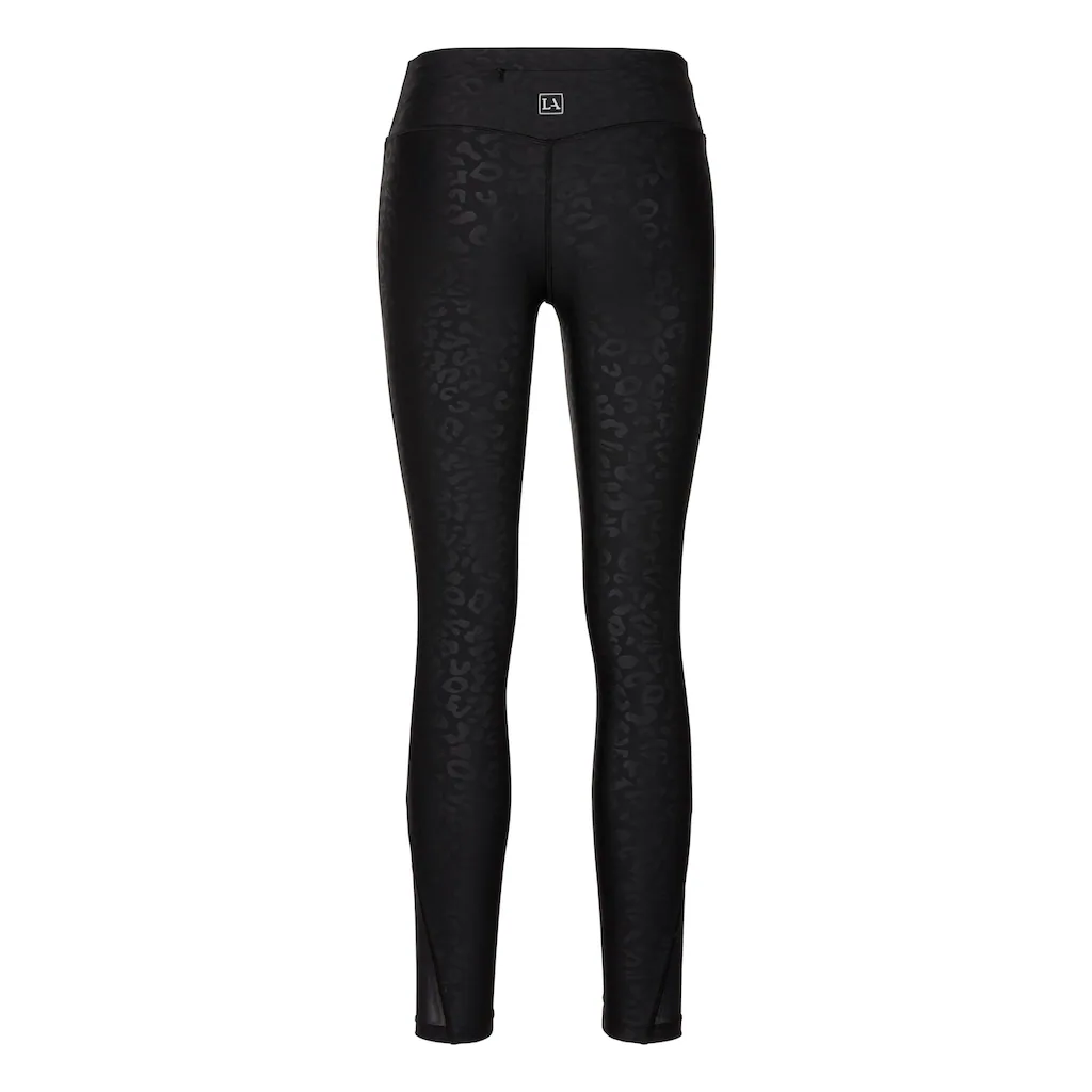 LASCANA ACTIVE Funktionsleggings Sportleggings Mit V-förmigen Bündchen In Leo-Optik
