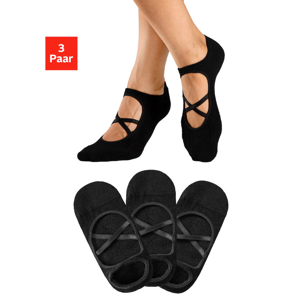 LASCANA ACTIVE Füßlinge (Packung 3 Paar) online kaufen