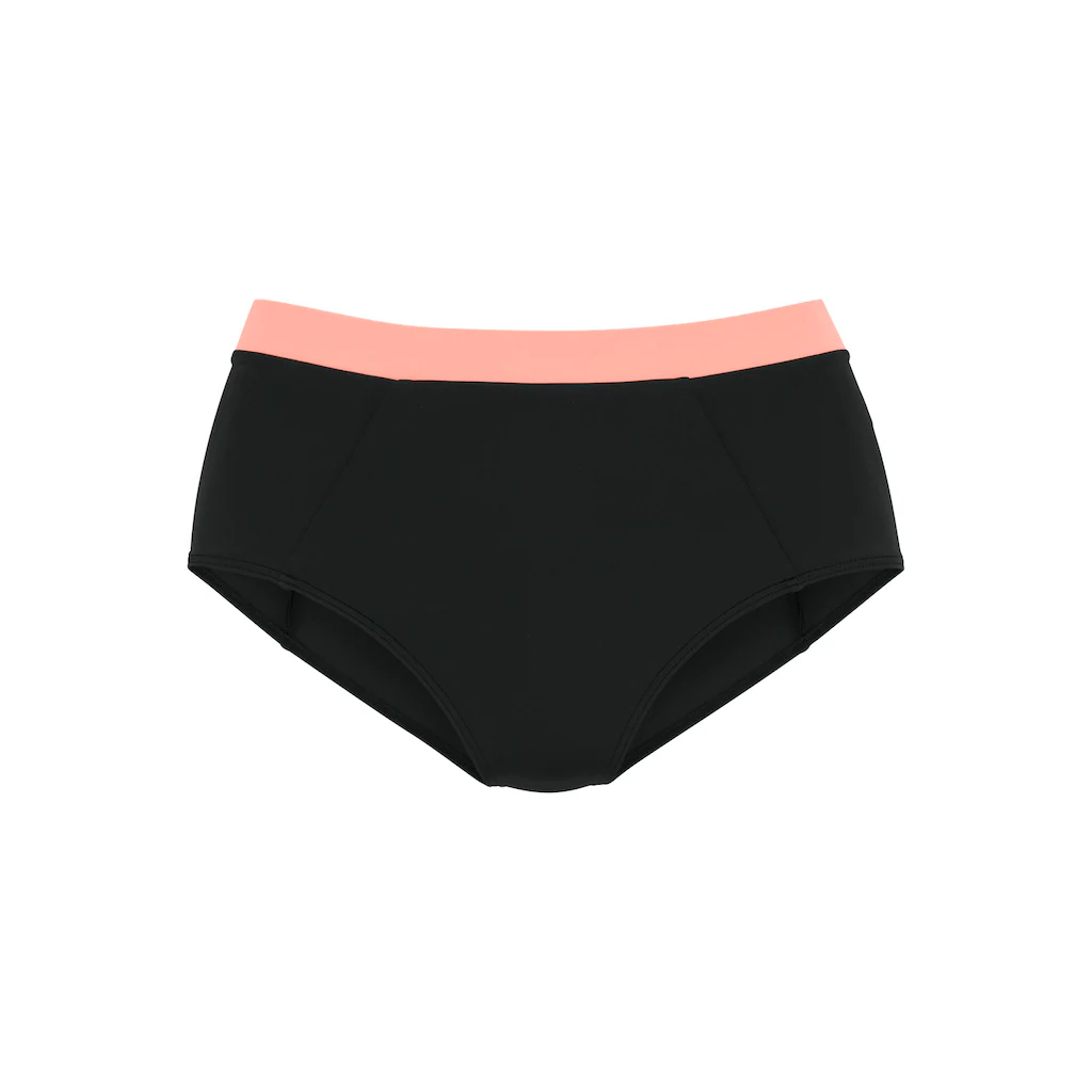 LASCANA ACTIVE Highwaist-Bikini-Hose »Janni« Mit Kontrastfarbigen Bündchen Kaufen