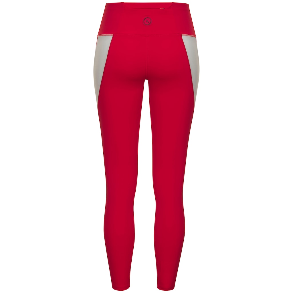 LASCANA ACTIVE Leggings Logo-Badge Und Reißverschlusstasche Auf Der Rückseite