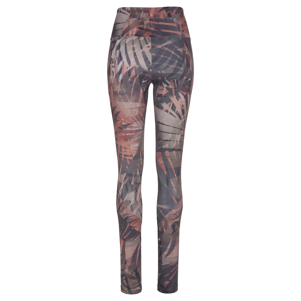 LASCANA ACTIVE Leggings »Tropical« Mit Abstraktem Palmenprint Loungewear