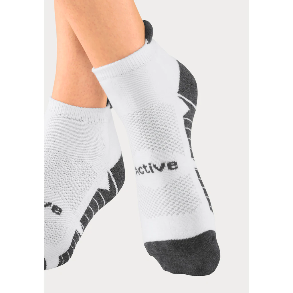 LASCANA ACTIVE Sneakersocken (Packung 6 Paar) Mit Weicher Frotteesohle Kaufen