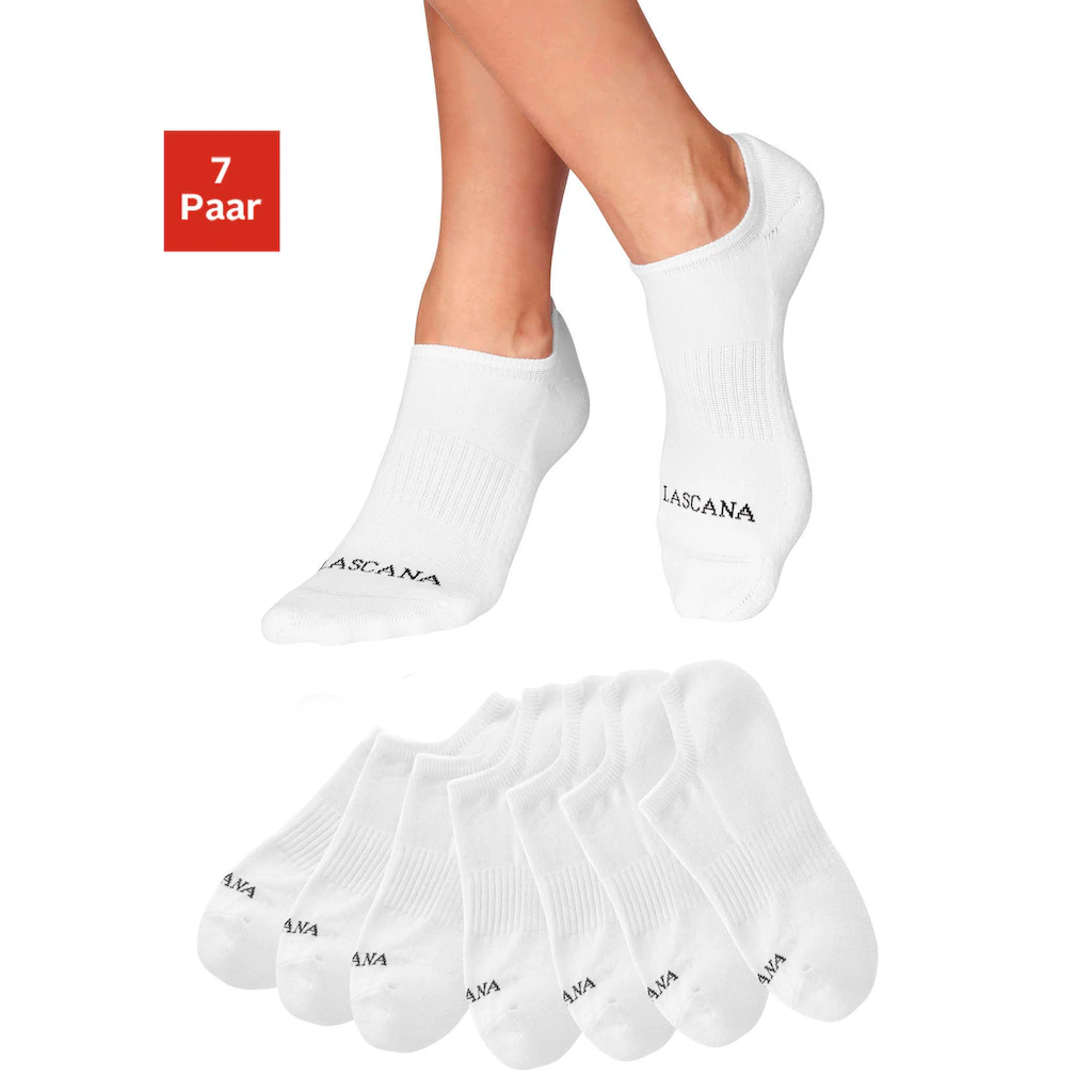 LASCANA ACTIVE Sneakersocken (Packung 7 Paar) Mit Fußfrottee Online Bestellen