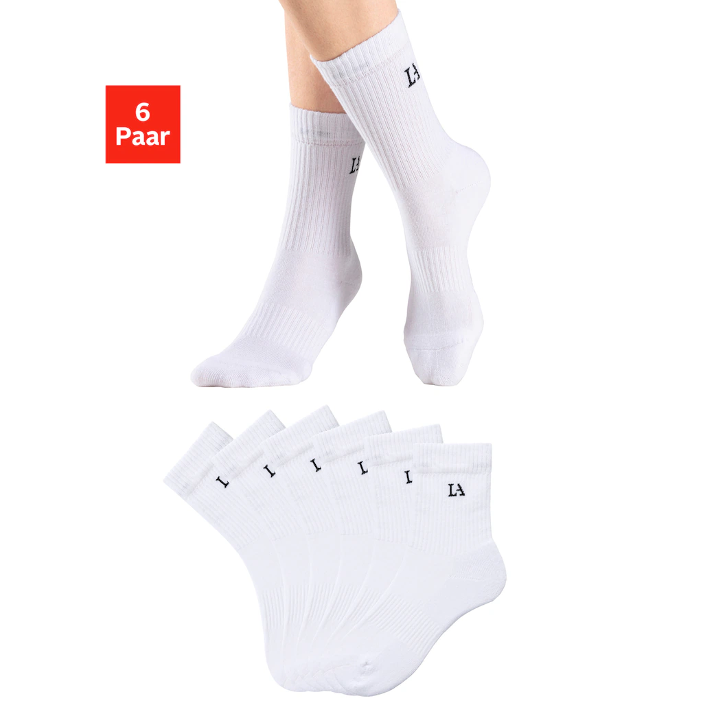 LASCANA ACTIVE Tennissocken (Packung) mit Frotteé ▷ für