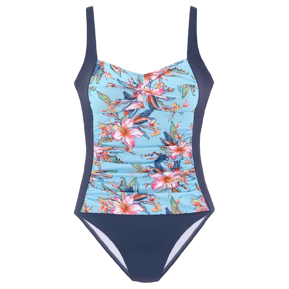 LASCANA Badeanzug »Malia« Mit Tropischem Print Und Shaping-Effekt Online Kaufen
