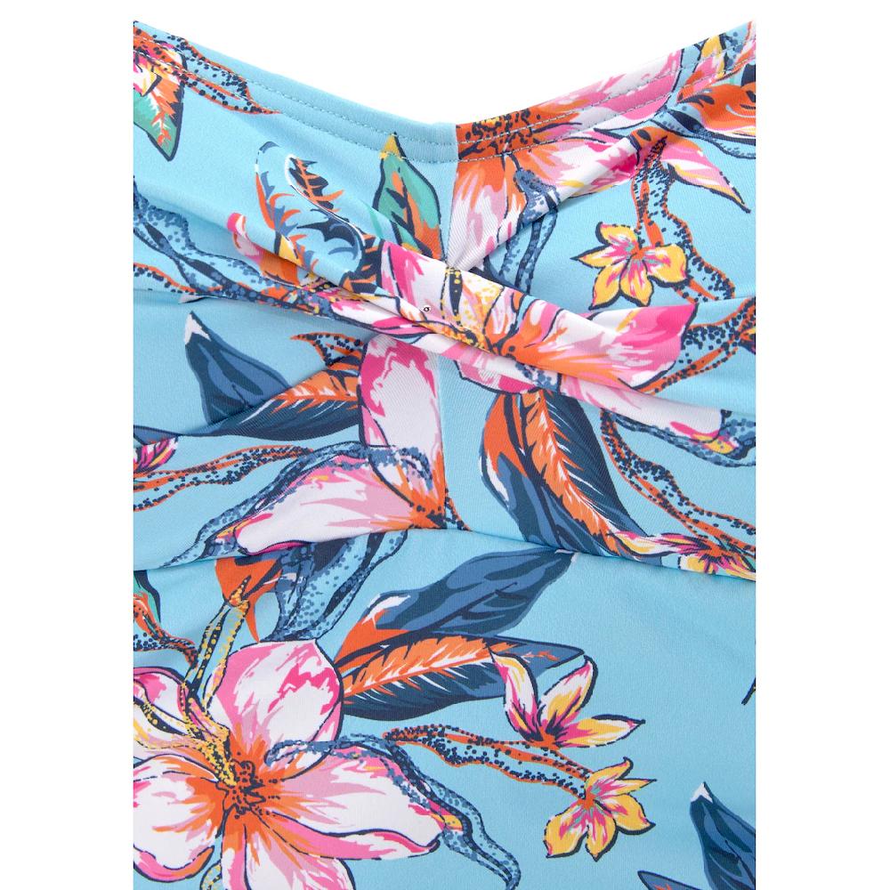 LASCANA Badeanzug »Malia« Mit Tropischem Print Und Shaping-Effekt Online Kaufen