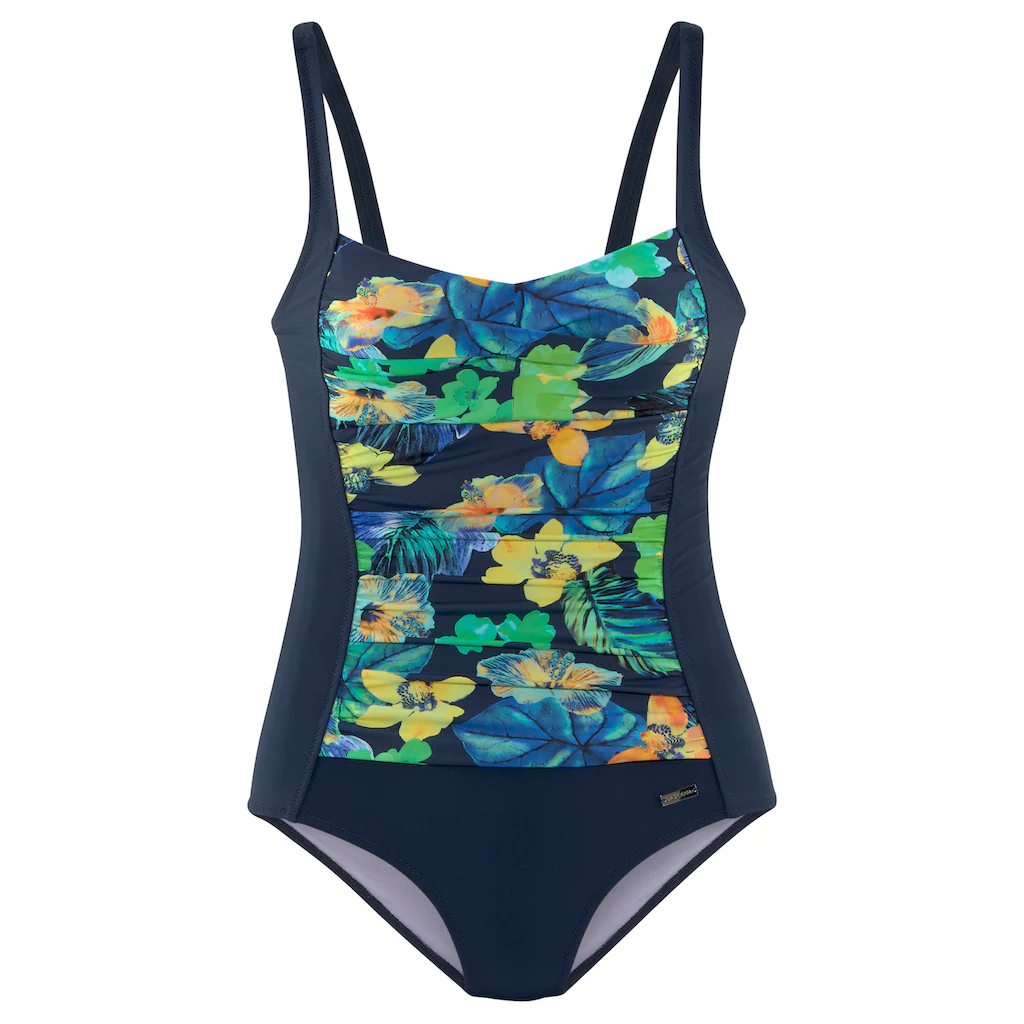 LASCANA Badeanzug Mit Floralem Design Und Shaping-Effekt Online Kaufen
