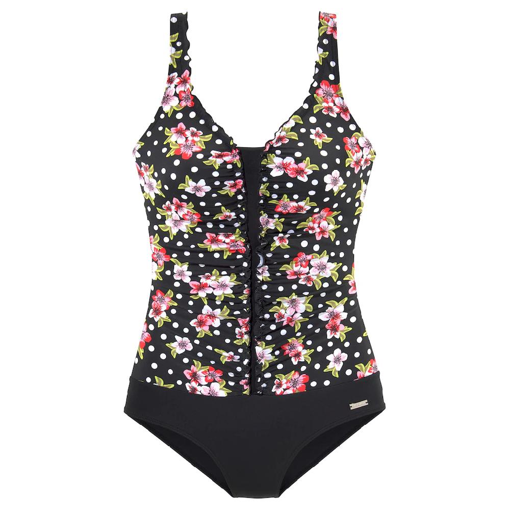 LASCANA Badeanzug Mit Floralem Print Und Shaping-Effekt Online Kaufen
