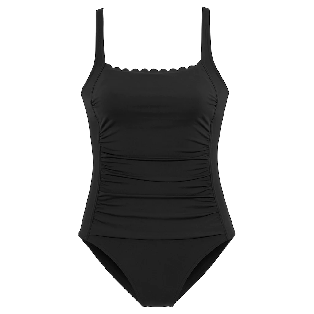 LASCANA Badeanzug »Scallop« Mit Wellenkante Und Shaping-Effekt Bestellen