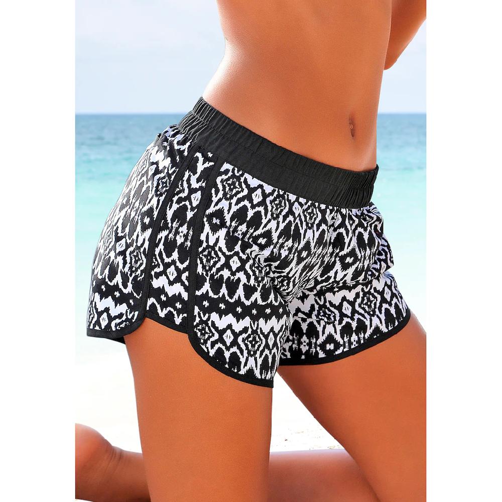 LASCANA Badeshorts im kontrastreichen Alloverprint ▷ für