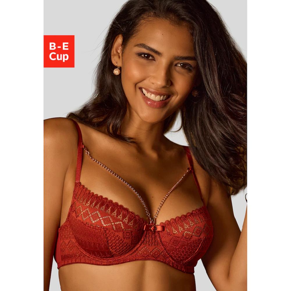 LASCANA Balconnet-BH »Nina« mit Bügel mit abnehmbarem Kettenaccessoire sexy Dessous online kaufen