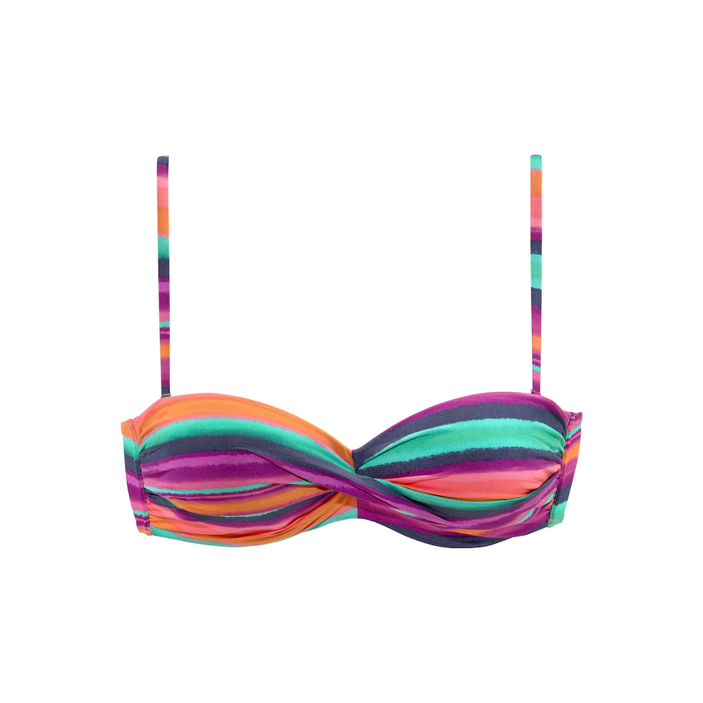 LASCANA Bandeau-Bikini-Top »Rainbow« Mit 5 Tragevariationen Online Kaufen