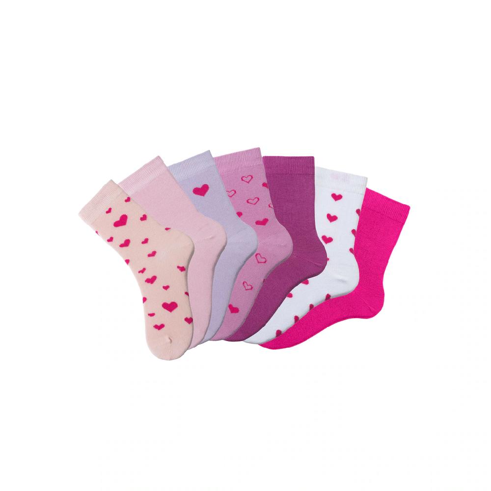 LASCANA Basicsocken »Valentinstag Geschenk« (Box 7 Paar) In Geschenkbox Kaufen