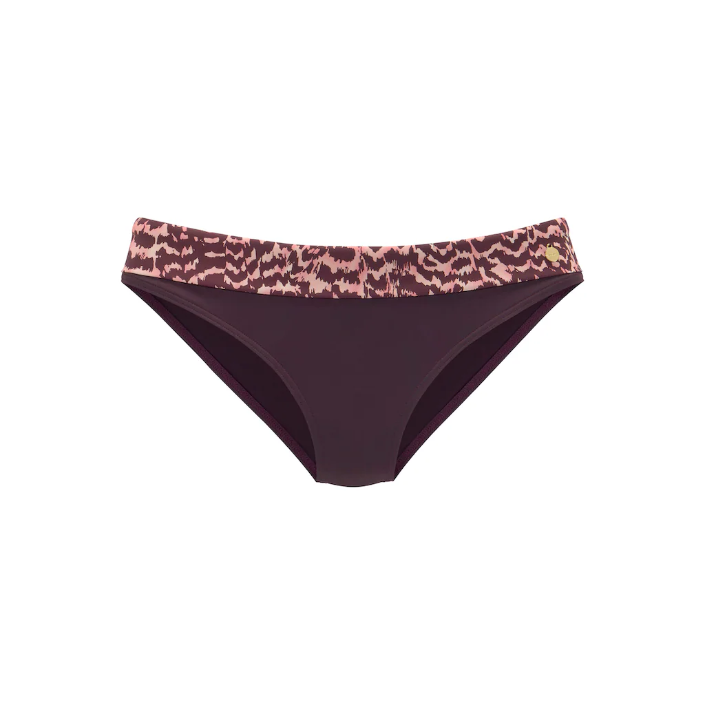 LASCANA Bikini-Hose »Holly« Mit Bedrucktem Bund Online Kaufen
