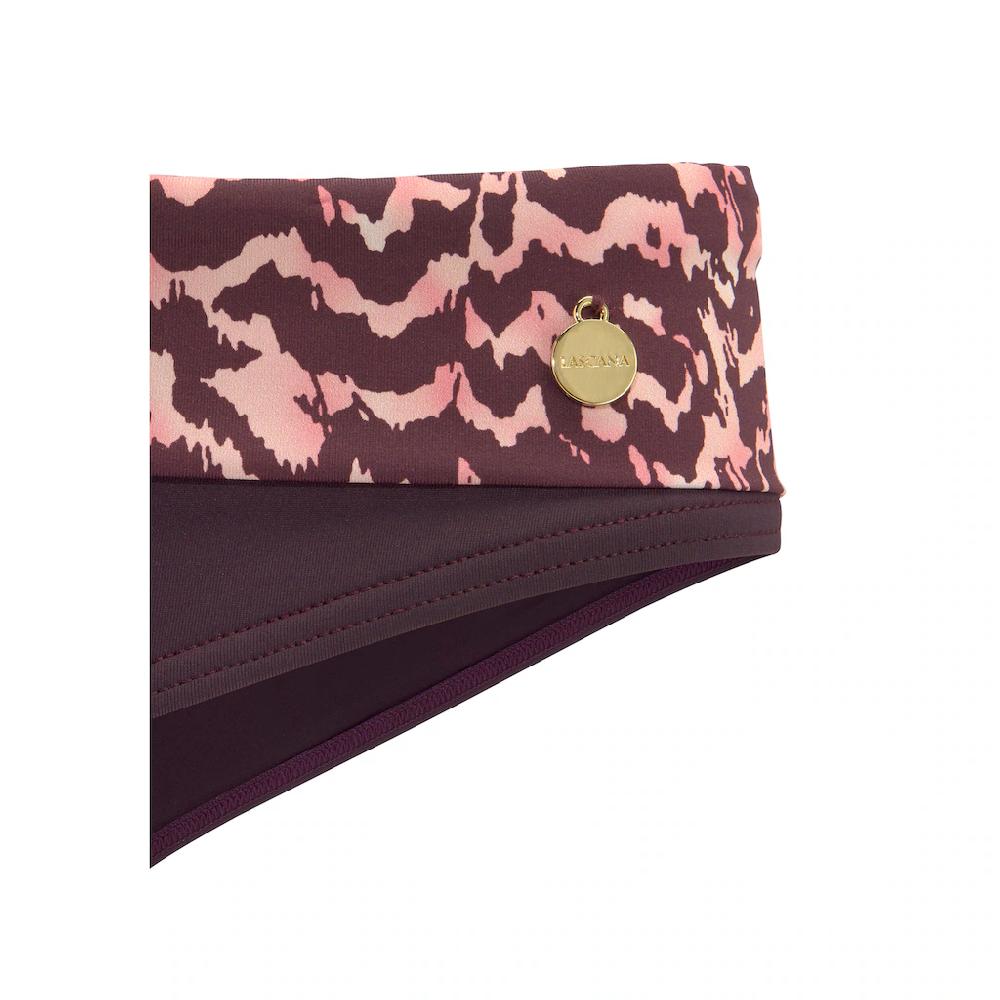 LASCANA Bikini-Hose »Holly« Mit Bedrucktem Bund Online Kaufen