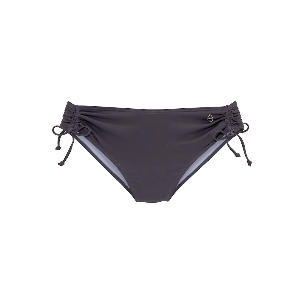 LASCANA Bikini-Hose »Malia« Mit Seitlicher Raffung Mit Tropischem Print ▷ Für