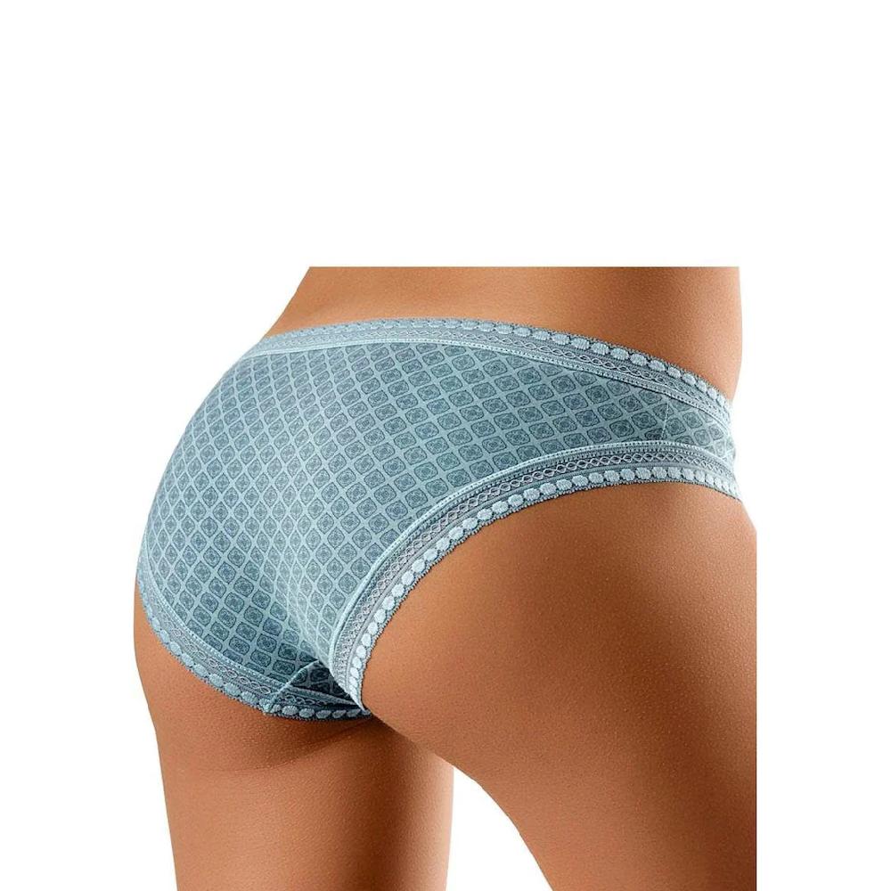 LASCANA Bikinislip (3er-Pack) Aus Elastischer Baumwolle Mit Weicher Spitze ▷ Für