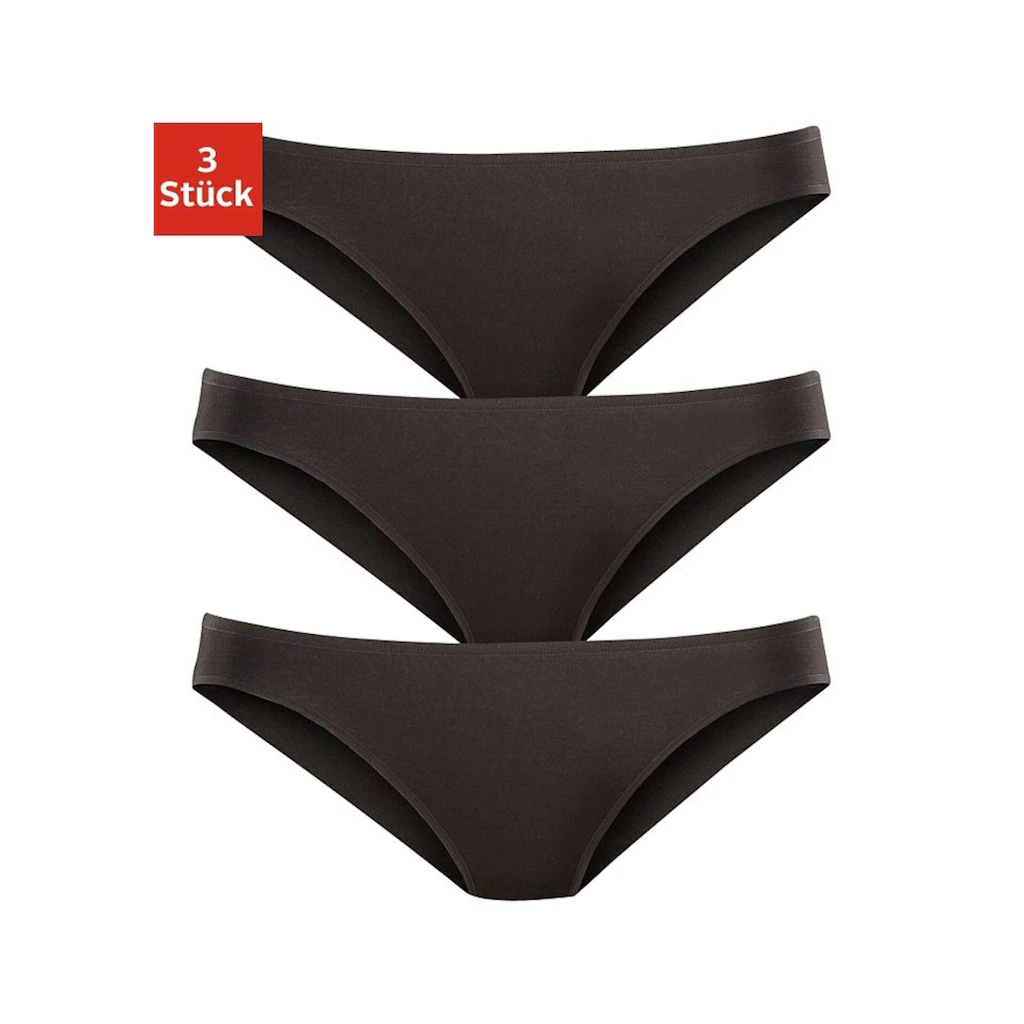 LASCANA Bikinislip (3er-Pack) aus hochwertiger Modal-Qualität bestellen