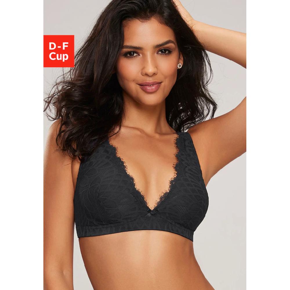 LASCANA Bralette-BH »Cara« ohne Bügel im edlen High-Apex Design sexy Dessous kaufen