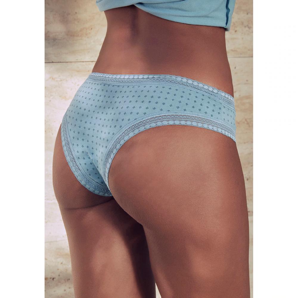 LASCANA Brasilslip (3er-Pack) Aus Elastischer Baumwolle Mit Weicher Spitze Online Kaufen