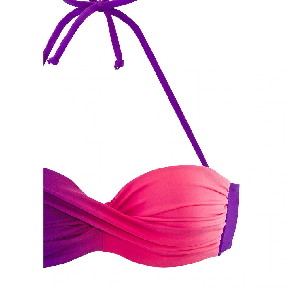 LASCANA Bügel-Bandeau-Bikini Im Modischen Farbverlauf Online Kaufen