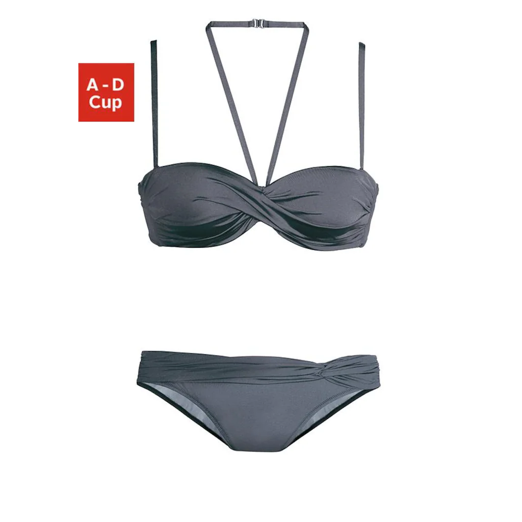 LASCANA Bügel-Bandeau-Bikini Mit 5 Tragevarianten Online Kaufen