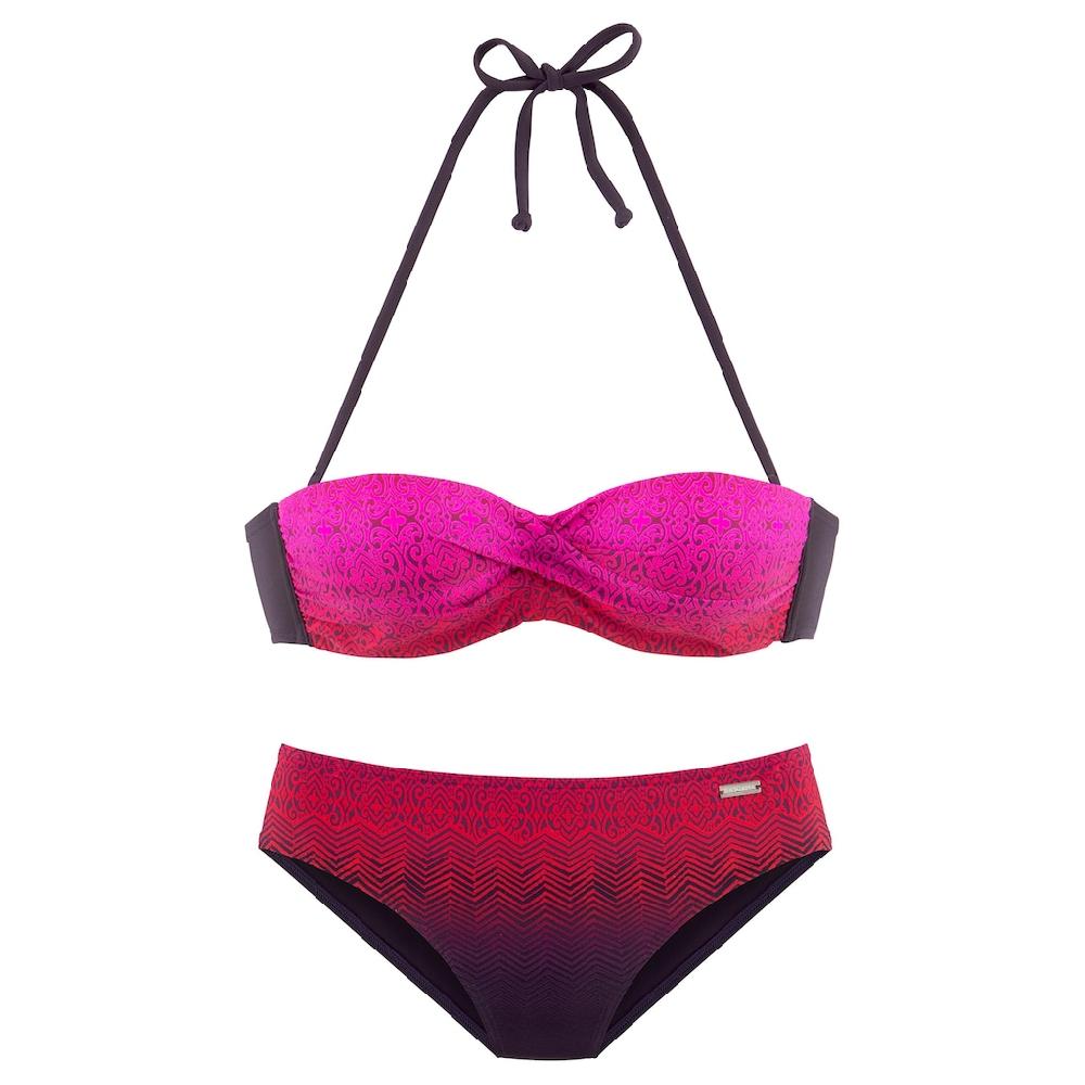 LASCANA Bügel-Bandeau-Bikini Mit Farbverlauf ▷ Für