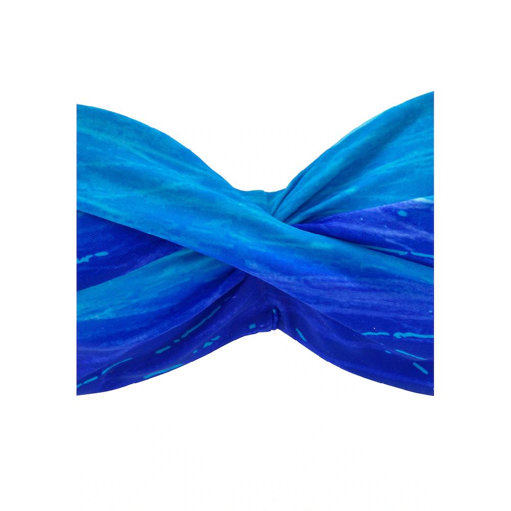 LASCANA Bügel-Bandeau-Bikini Mit Farbverlauf In Batik-Optik Online Bestellen