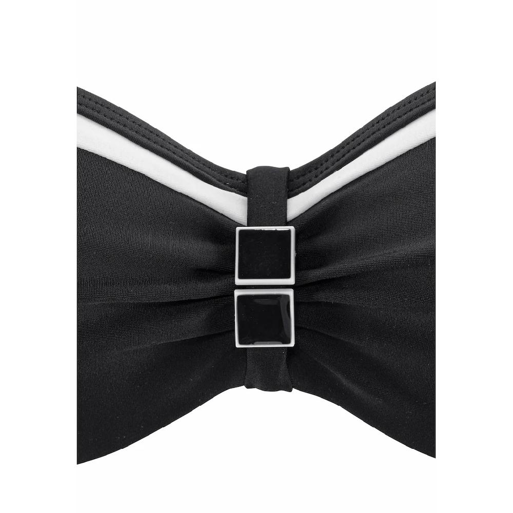 LASCANA Bügel-Bandeau-Bikini Mit Kontrastdetails Online Bestellen