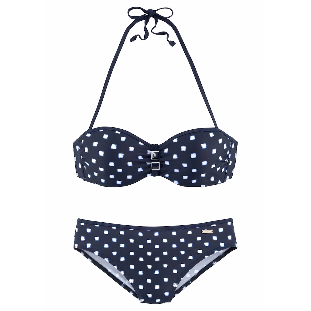 LASCANA Bügel-Bandeau-Bikini Mit Zier-Accessoires Online Kaufen