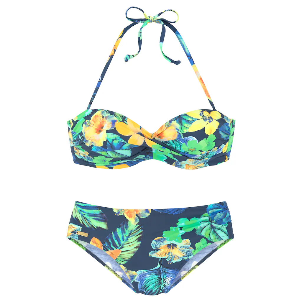 LASCANA Bügel-Bandeau-Bikini Sommerlich Bedruckt Online Bestellen