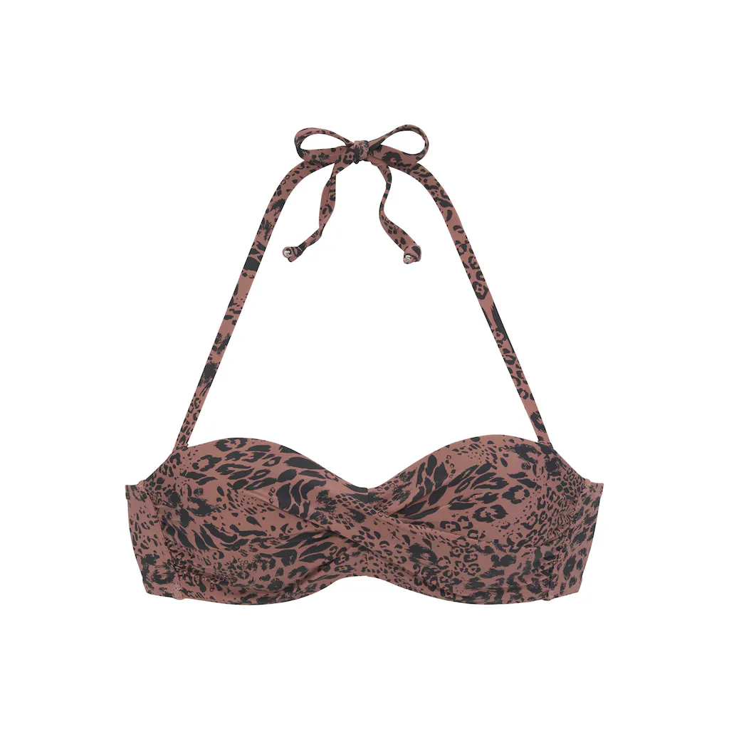 LASCANA Bügel-Bandeau-Bikini-Top »Asha« Im Animal-Design Bestellen