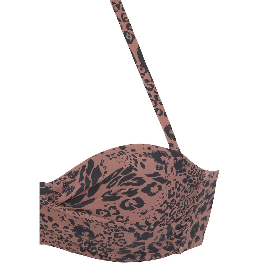 LASCANA Bügel-Bandeau-Bikini-Top »Asha« Im Animal-Design Bestellen