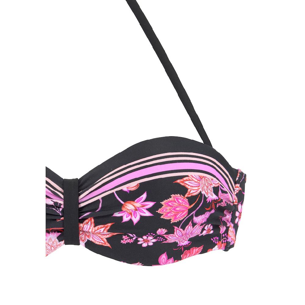 LASCANA Bügel-Bandeau-Bikini-Top »Bohemian« Mit Platzierten Streifen Bestellen