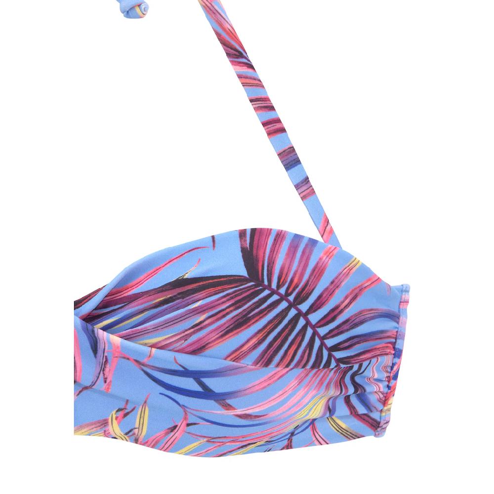 LASCANA Bügel-Bandeau-Bikini-Top »Breese« Im Tropischen Design Online Kaufen