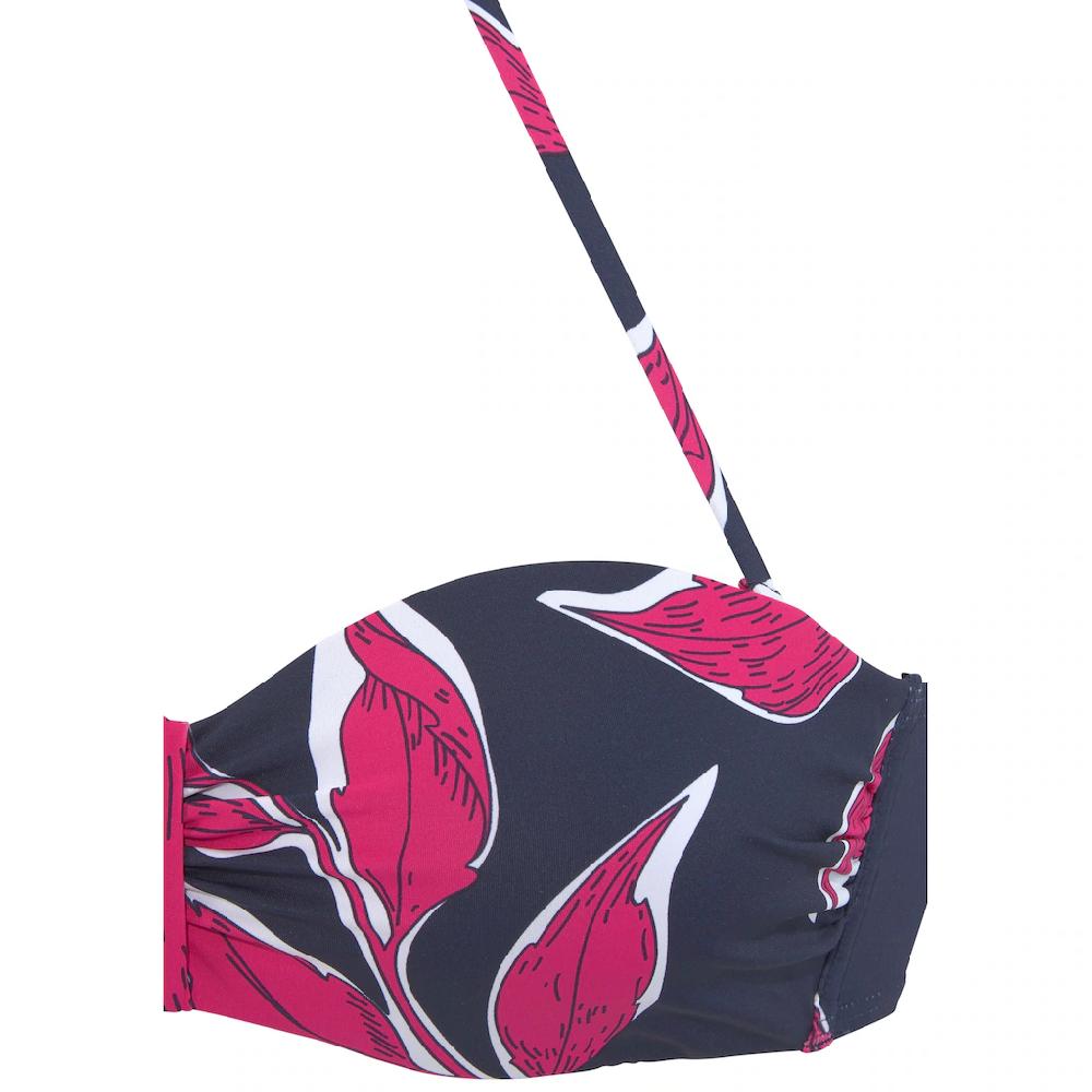 LASCANA Bügel-Bandeau-Bikini-Top »Cataleya« (1 St.) Im Blätter-Design ▷ Für