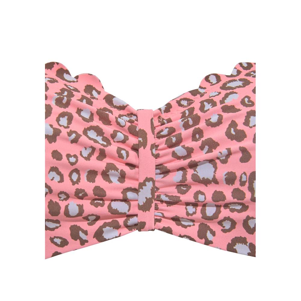 LASCANA Bügel-Bandeau-Bikini-Top »Mae« Farbenfroher Animalprint Wattierte Cups Abnehmbare Träger ▷ Für